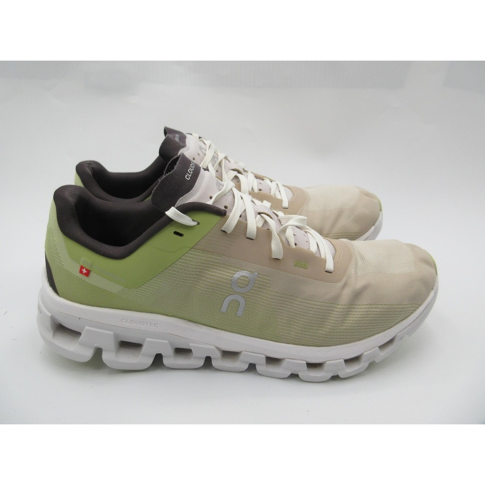 On Cloudflow Shoes Womens Size 11 Beige CloudTec Running Sneakers 3WD30112311
